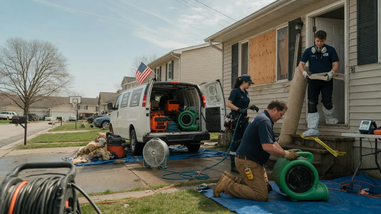 Water Damage Restoration in Crawfordsville, IA near me